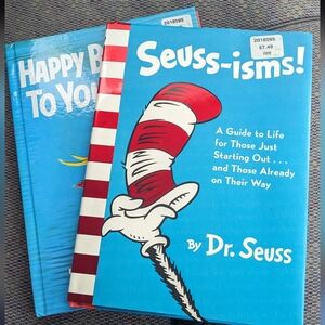 Dr. Seuss Happy Birthday To You and Seuss-isms! Hard Cover Books. New. Childrens